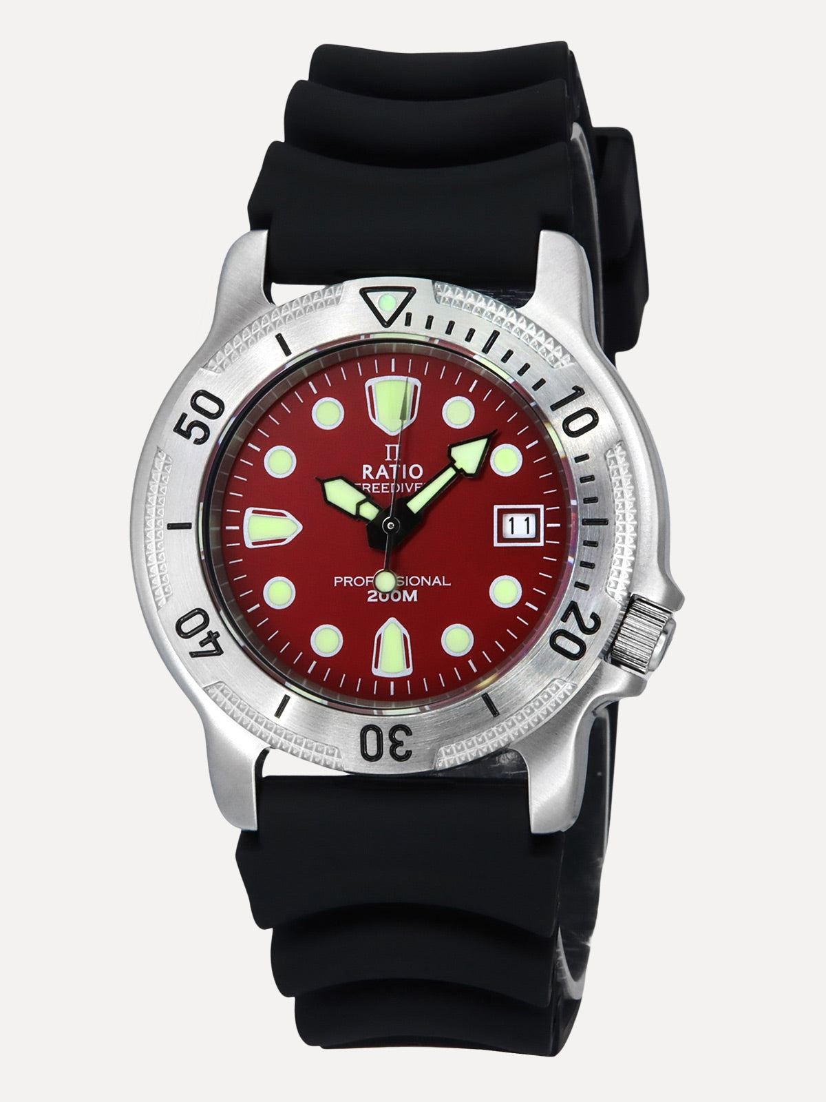 Ratio FreeDiver Professional 22AD202 RED 200M Men s Watch Ratiowatches ratio-freediver-professional-22ad202-red-200m-men-s-watch-ratiowatches
