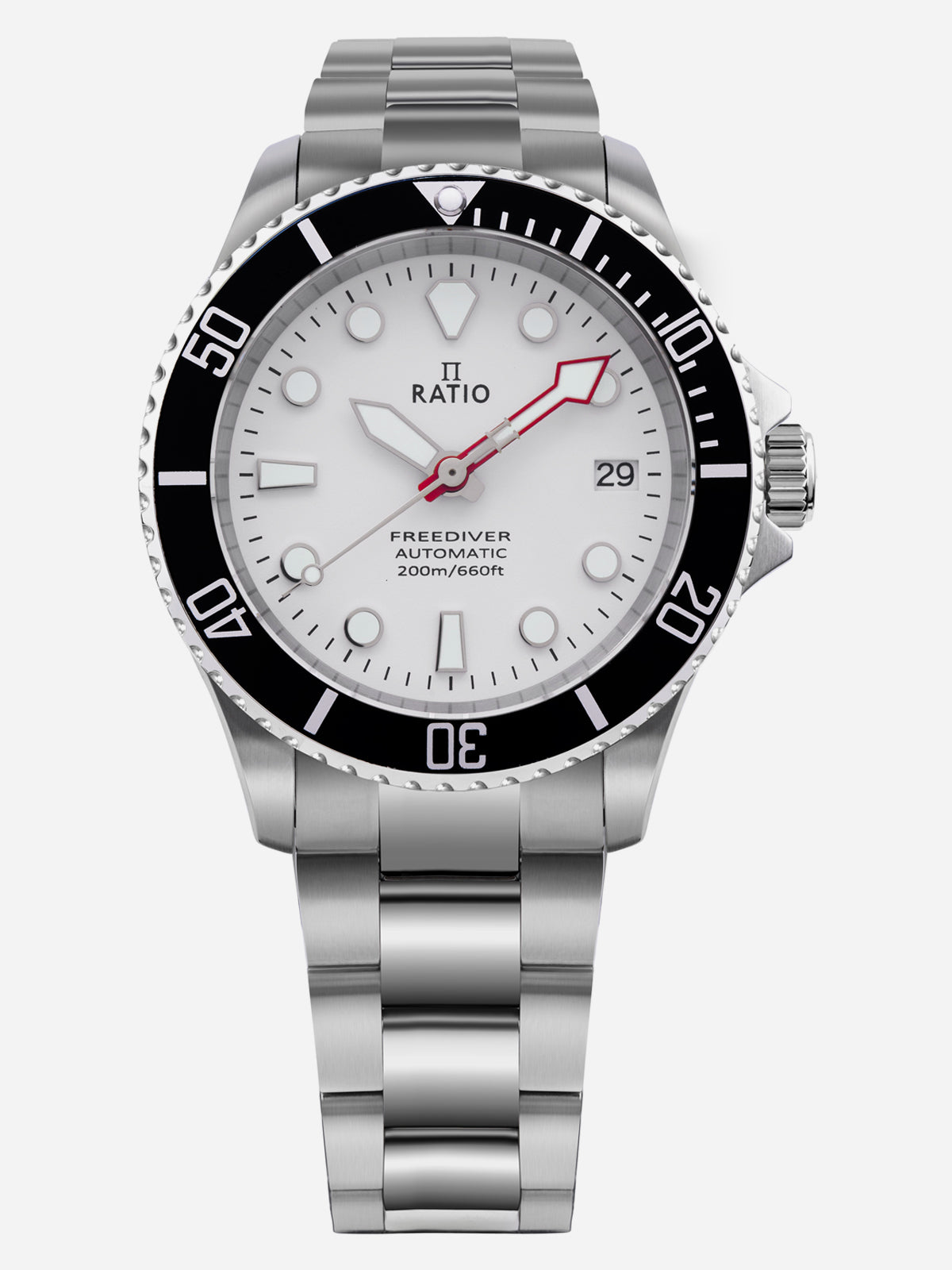 Ratio FreeDiver 200M White Dial RTF047 Men's Watch – Ratiowatches