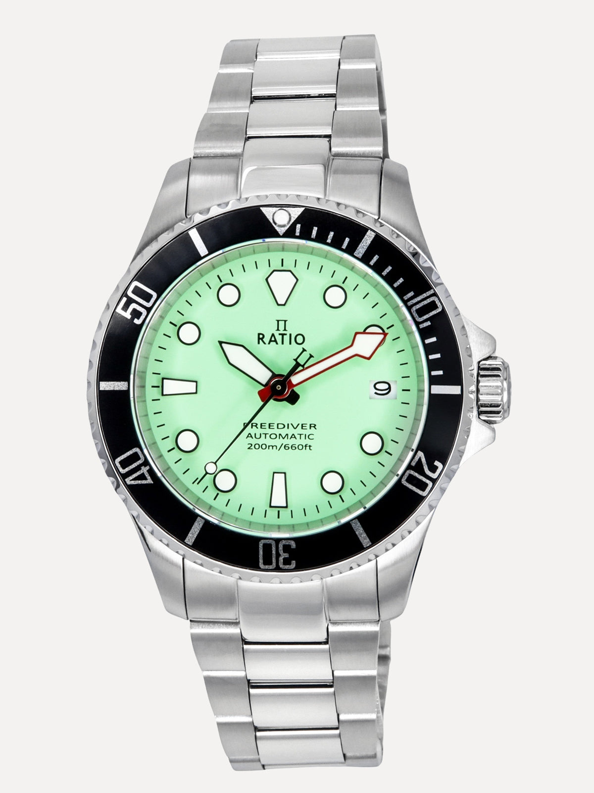 Ratio Freediver Orologio Subacqueo - Automatico 1000m Vetro Zaffiro E Ratio Freediver Orologio Subacqueo - Automatico 1000m Vetro Zaffiro E