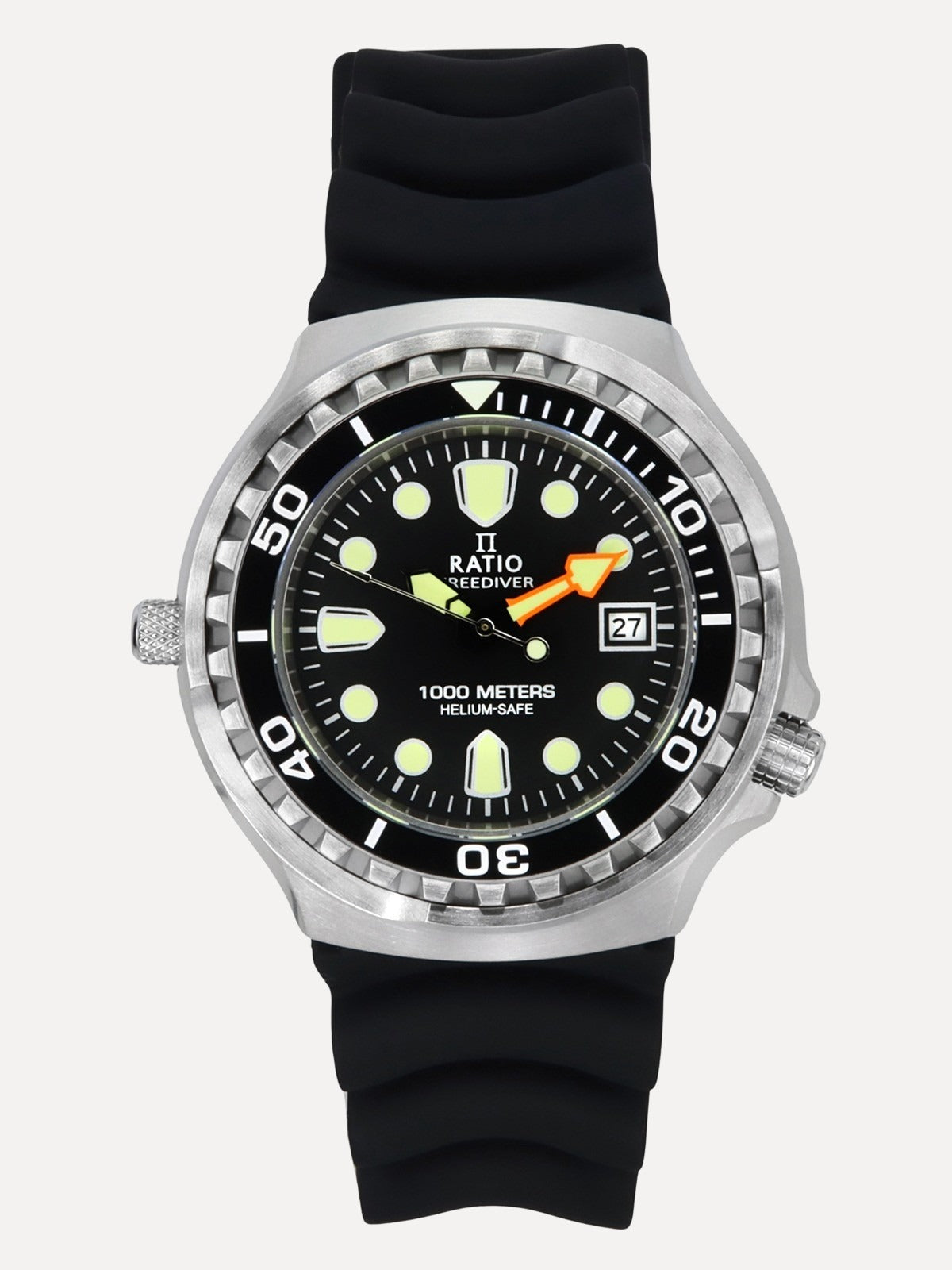 Ratio FreeDiver 1038EF102V-BLK-V02 1000M Men's Watch