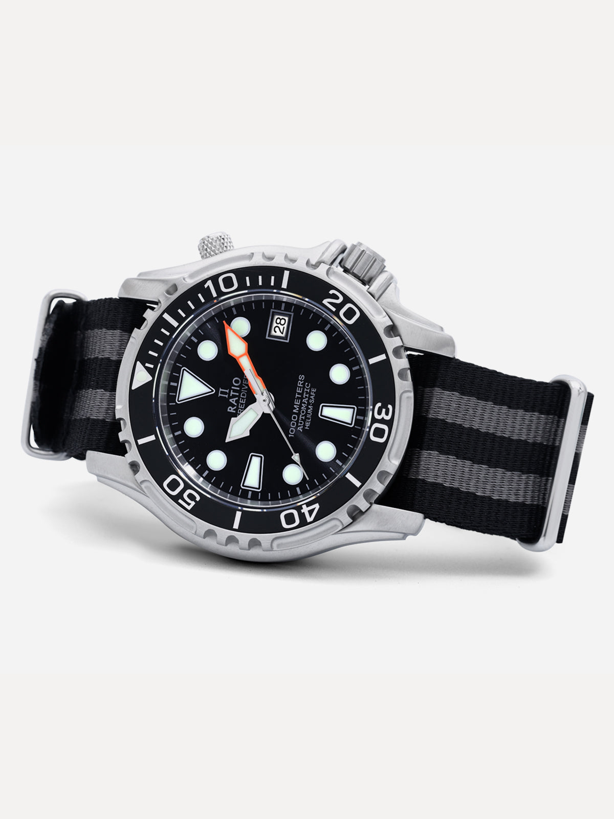 Ratio Free Diver 1066KE20-33VA-BLK-var-NATO1 Automatic Men's Watch