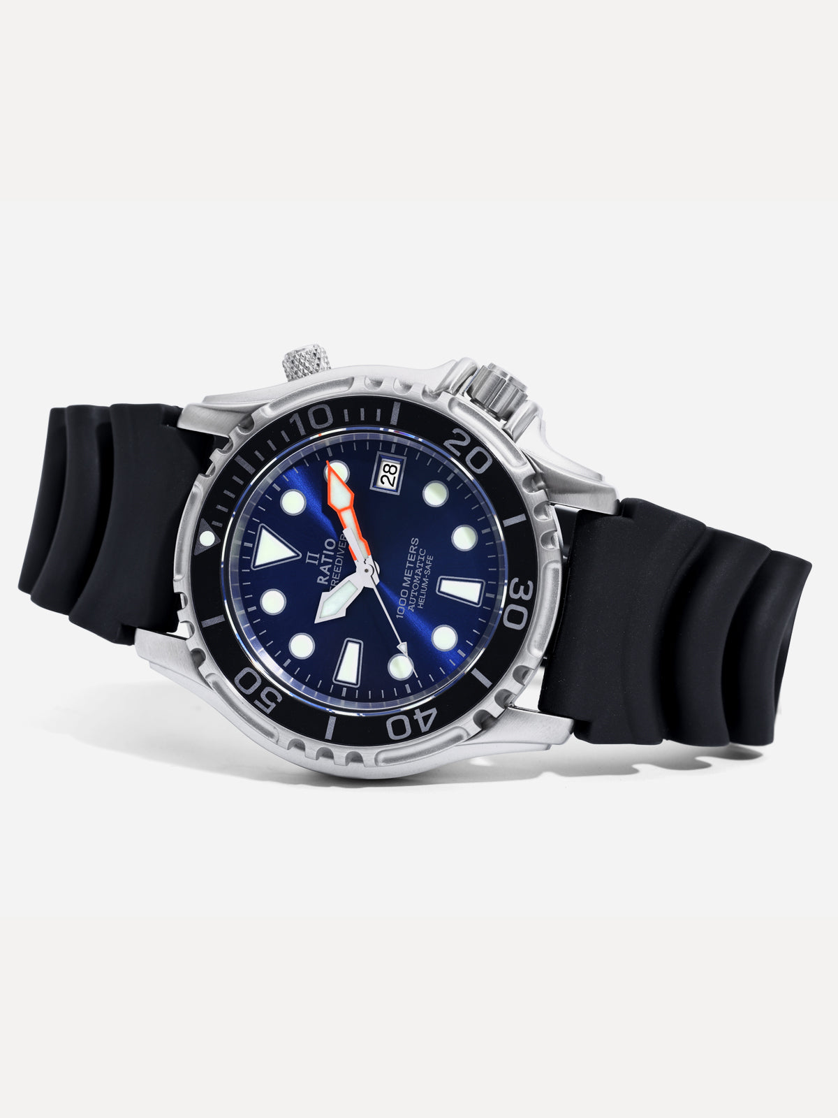 Ratio FreeDiver Helium Safe 1066KE20-33VA-BLU Automatic Men's Watch