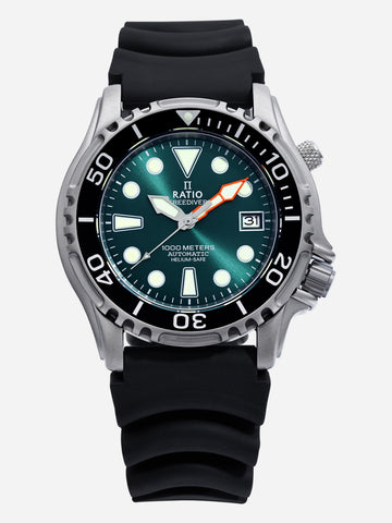 Ratio FreeDiver 1000M 1066KE20-33VA-GRN Men's Watch