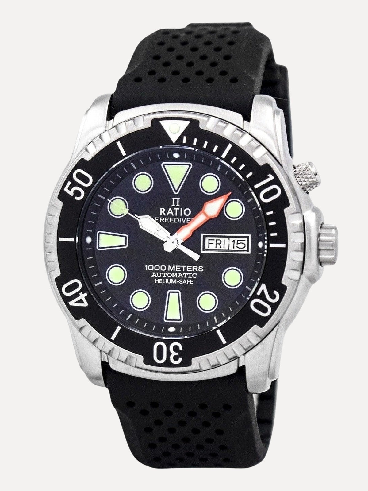Ratio Free Diver Helium-Safe 1000M Automatic 1068HA90-34VA-00 Men's Watch