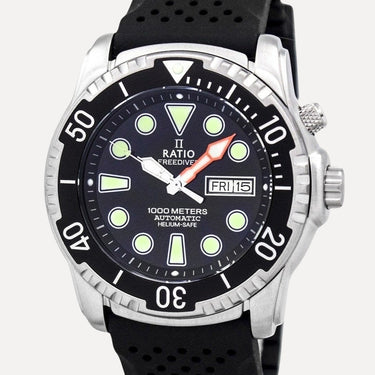 Ratio Free Diver Helium-Safe 1000M Automatic 1068HA90-34VA-00 Men's Watch - Ratiowatches