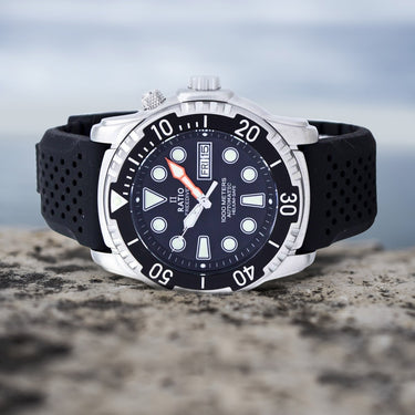 Ratio Free Diver Helium-Safe 1000M Automatic 1068HA90-34VA-00 Men's Watch - Ratiowatches