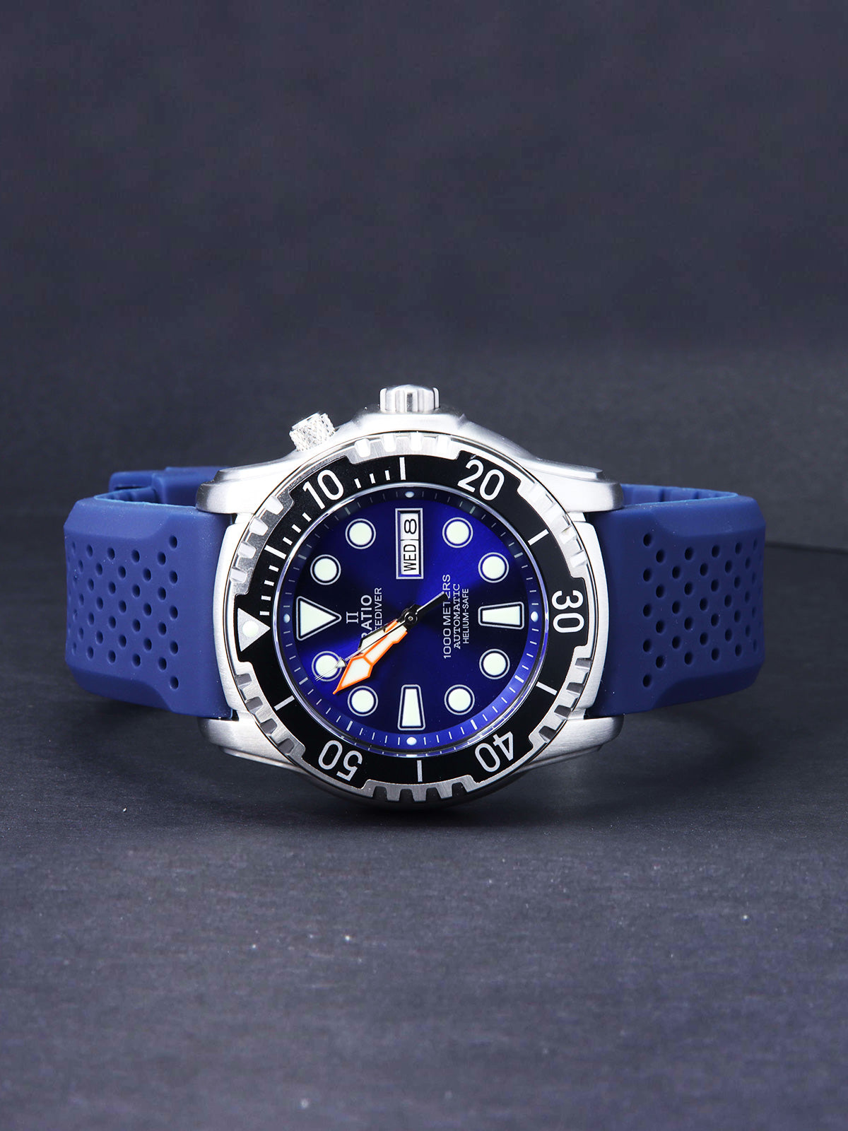 Ratio FreeDiver Helium-Safe 1000M Sapphire Automatic 1068HA90-34VA-BLU Mens Watch - Ratiowatches