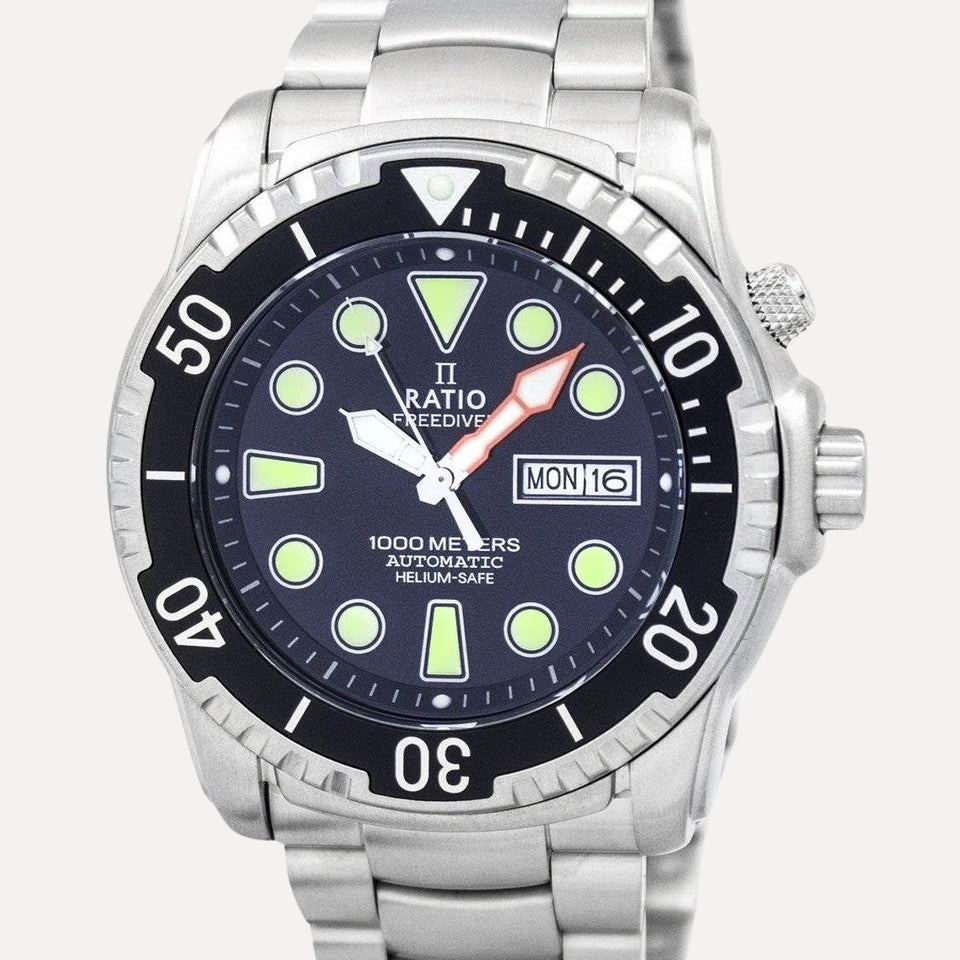 RATIO Orologio da uomo automatico FreeDiver con quadrante blu, vetro zaffiro, acciaio inossidabile, RTB202 200M acquista in modo economico - spedizione gratuita, recensioni reali con foto RATIO Orologio da uomo automatico FreeDiver con quadrante blu, vetro zaffiro, acciaio inossidabile, RTB202 200M acquista in modo economico - spedizione gratuita, recensioni reali con foto