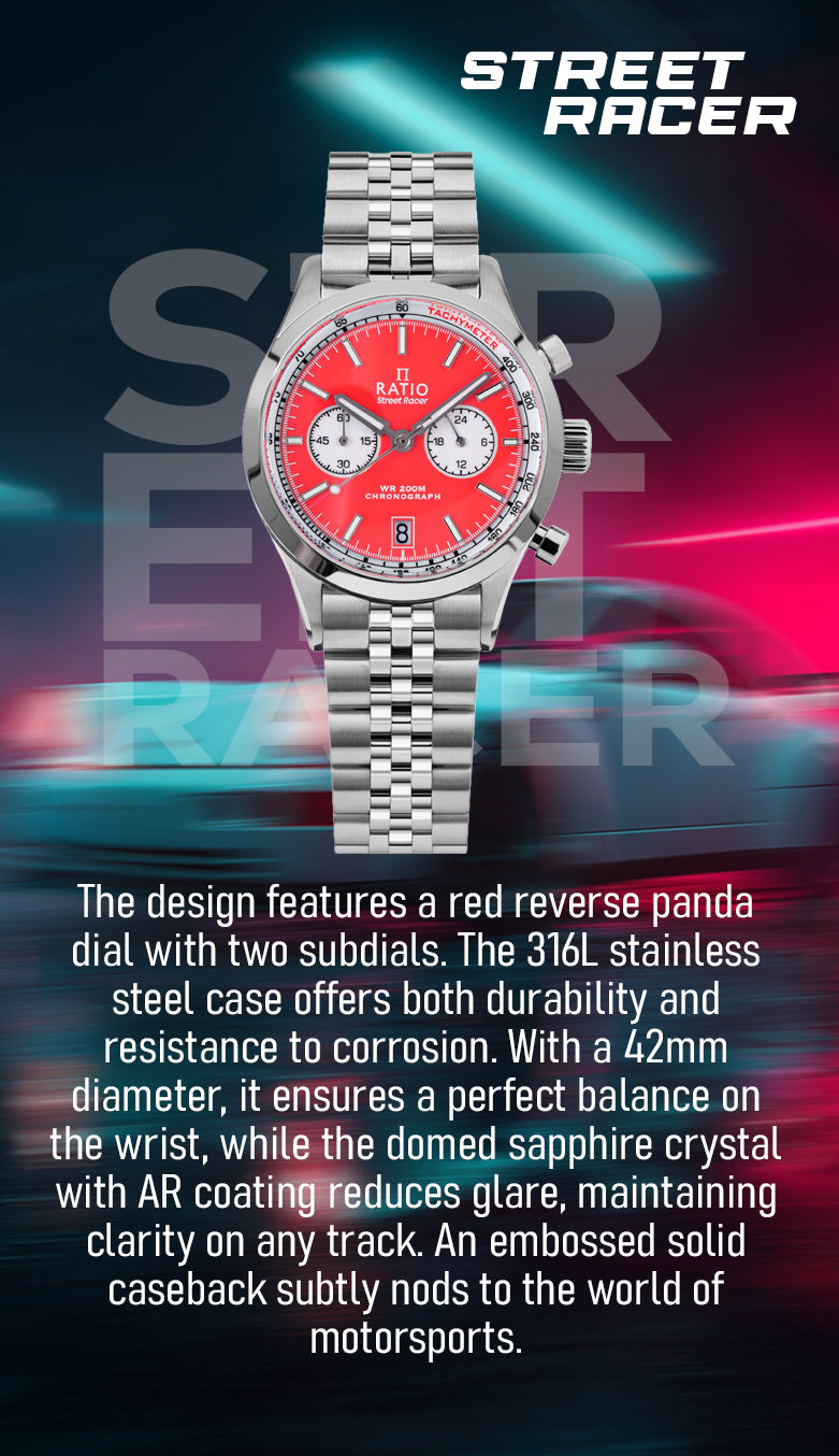 Ratio Street Racer Chronograph RTC015 200M Limited Edition Watch