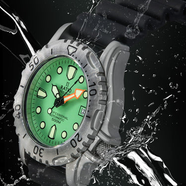 Ratio FreeDiver Professional 500M Sapphire Mint Green Dial Automatic 32GS202A-MGRN Men's Watch - Ratiowatches