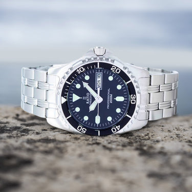 Ratio Free Diver Professional 200M Sapphire Quartz 36JL140 Mens Watch - Ratiowatches