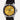 Ratio FreeDiver Yellow Dial PU Strap Quartz 48HA90-02-YLW 500M Mens Watch - Ratiowatches