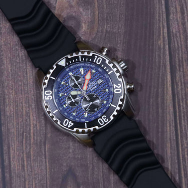 Ratio 200M Diver Quartz Chronograph Sapphire 48HA90-17-CHR-BLU Mens Watch - Ratiowatches