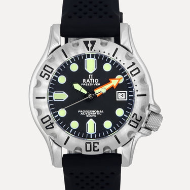 Ratio FreeDiver Professional Sapphire Black Dial Automatic RTF009 500M Men's Watch - Ratiowatches