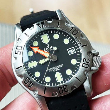 Ratio FreeDiver Professional Sapphire Black Dial Automatic RTF009 500M Men's Watch - Ratiowatches