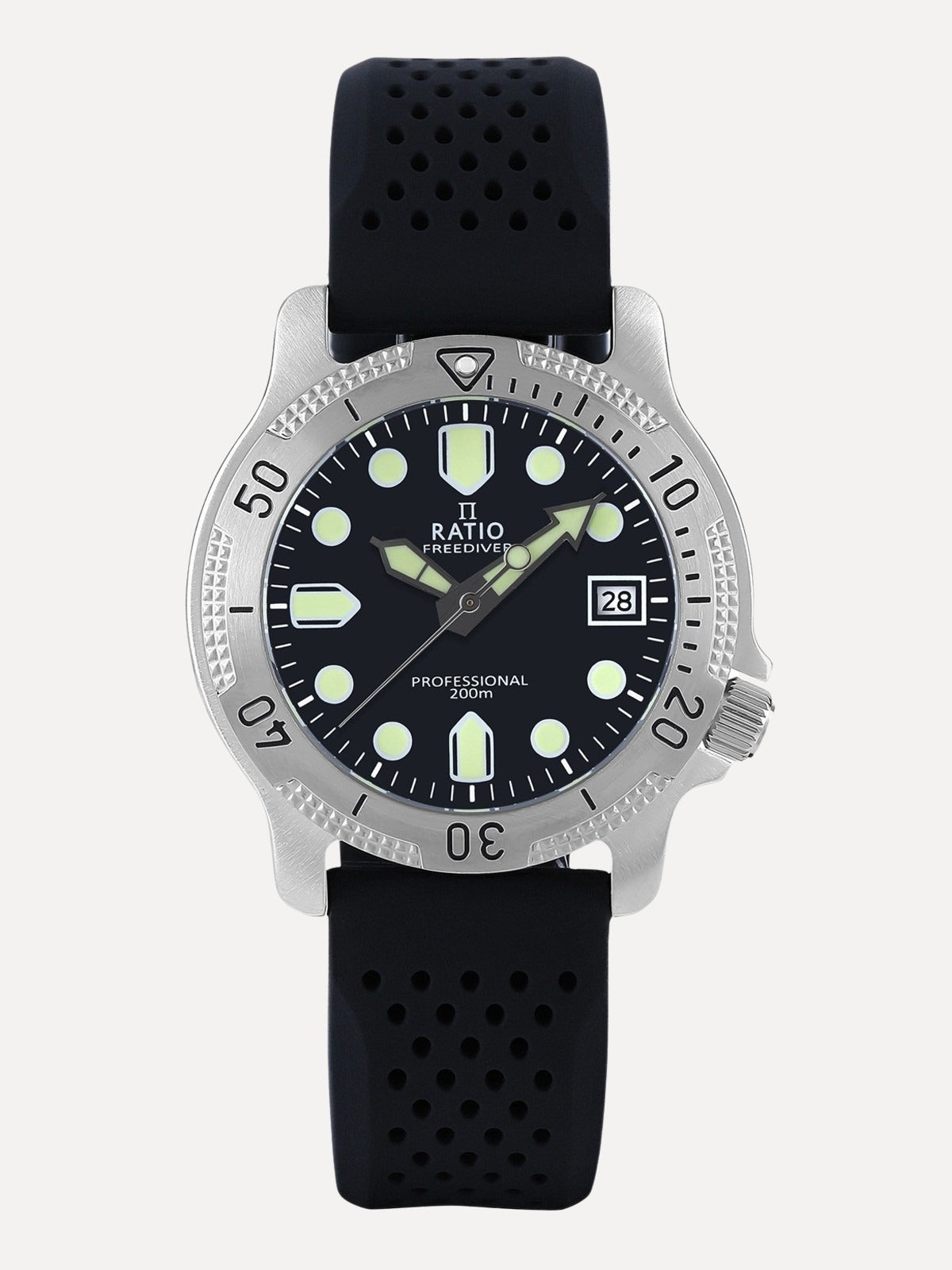 Acquista Orologio da uomo Ratio FreeDiver professionale con Acquista Orologio da uomo Ratio FreeDiver professionale con