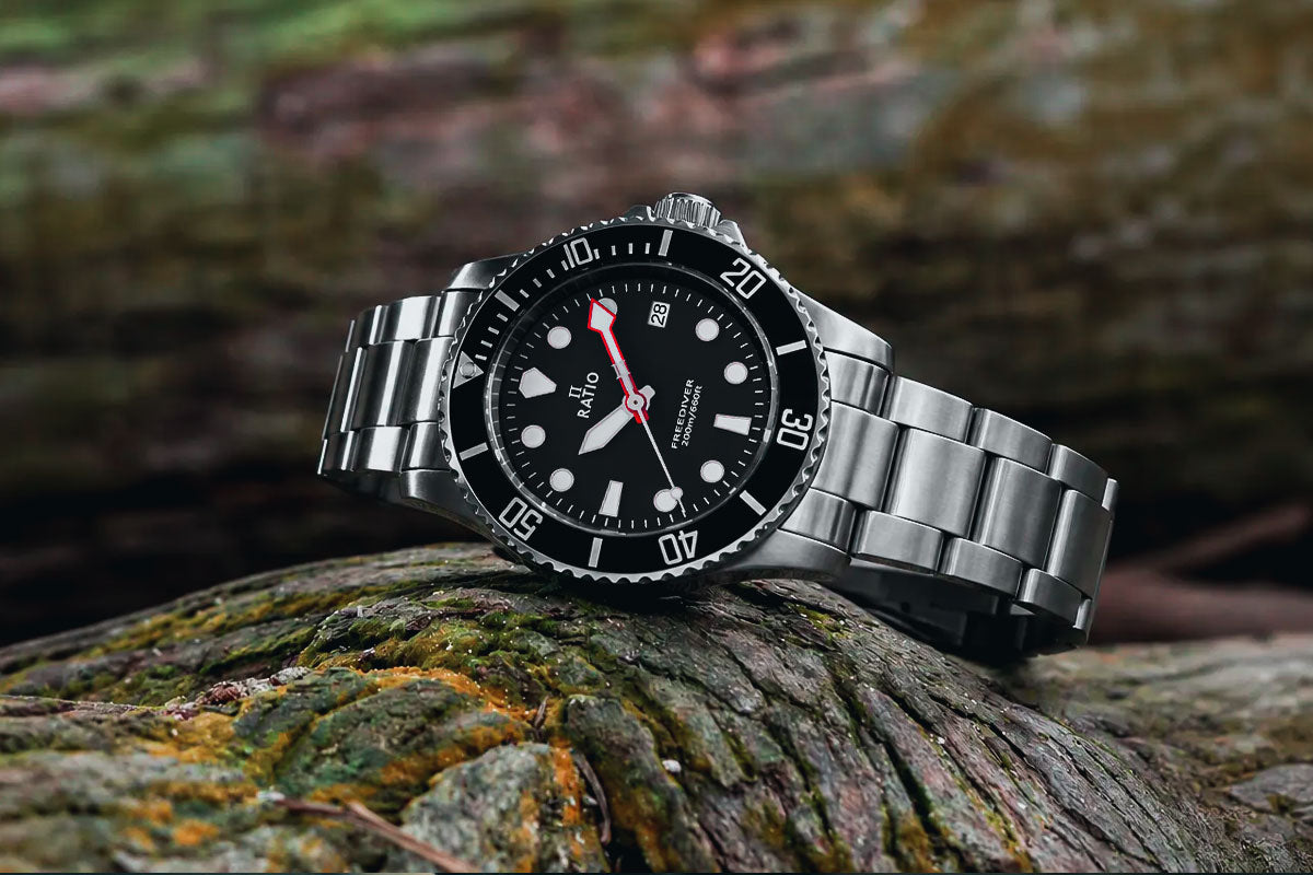 Ratio FreeDiver White Dial RTF037 200M Men's Watch