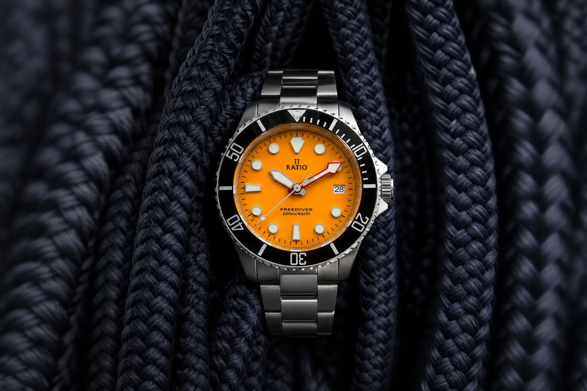 Ratio FreeDiver Stainless Steel Blue Dial Quartz RTF033 200M