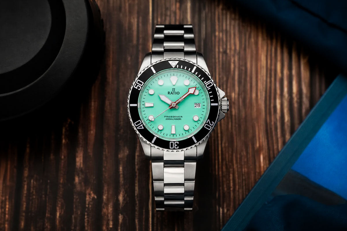 Ratio FreeDiver White Dial RTF037 200M Men's Watch
