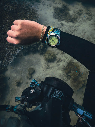 RATIO FreeDiver Orologio Subacqueo Automatico Da Uomo, Quadrante Verde, Vetro Zaffiro, Lunetta In Ceramica, Impermeabile 200m, Movimento Giapponese NH35A - 2