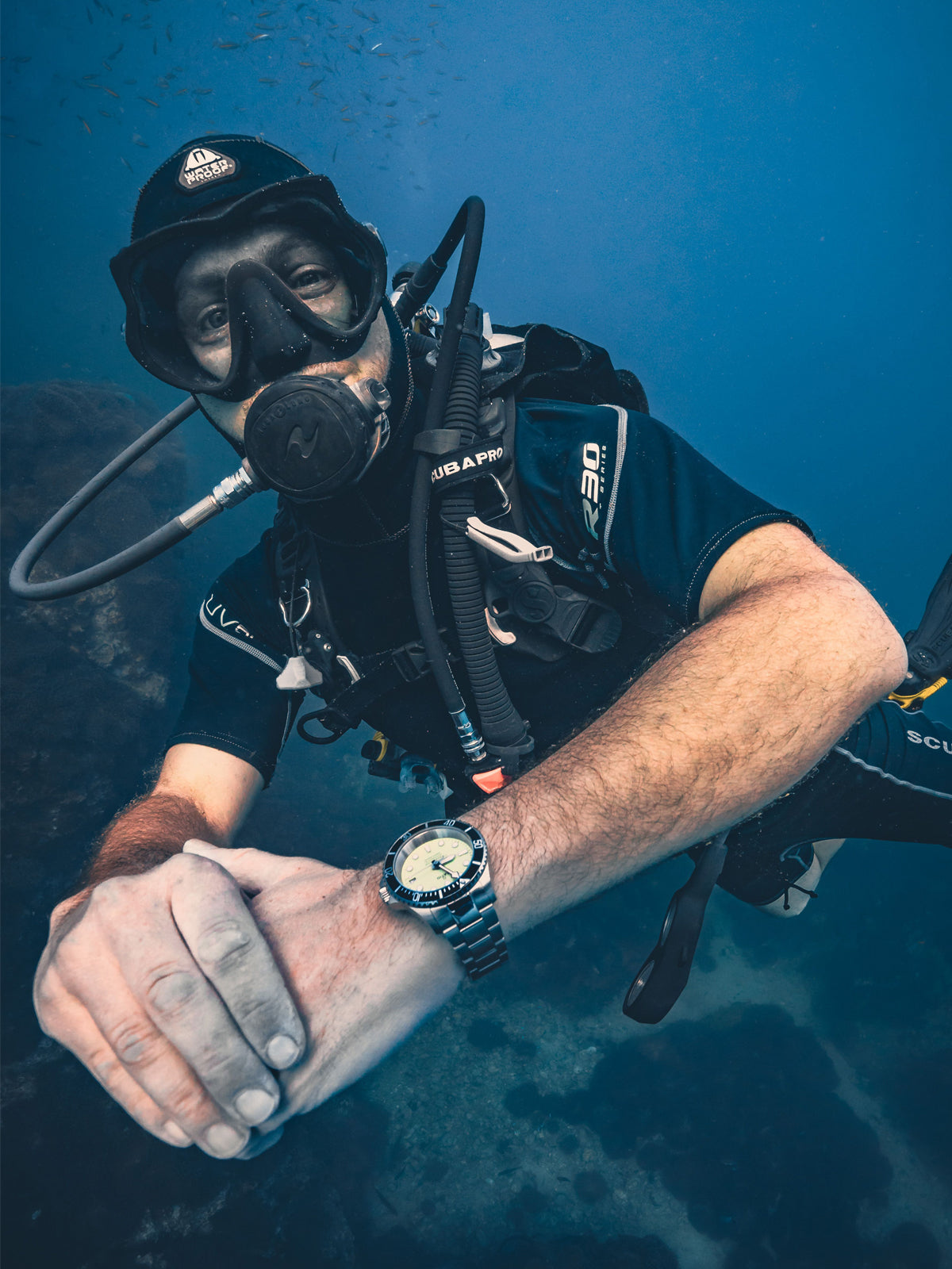 Heimdallr 47mm Tuna Steel Diver Orologio automatico NH35 Vetro zaffiro Orologio da polso Heimdallr 47mm Tuna Steel Diver Orologio automatico NH35 Vetro zaffiro Orologio da polso
