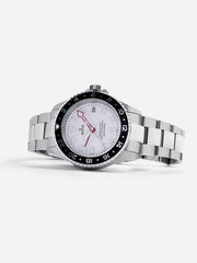 Ratio FreeDiver GMT Series Sapphire Stainless Steel White Dial Automatic RTF057 200M Men's Watch - Ratiowatches
