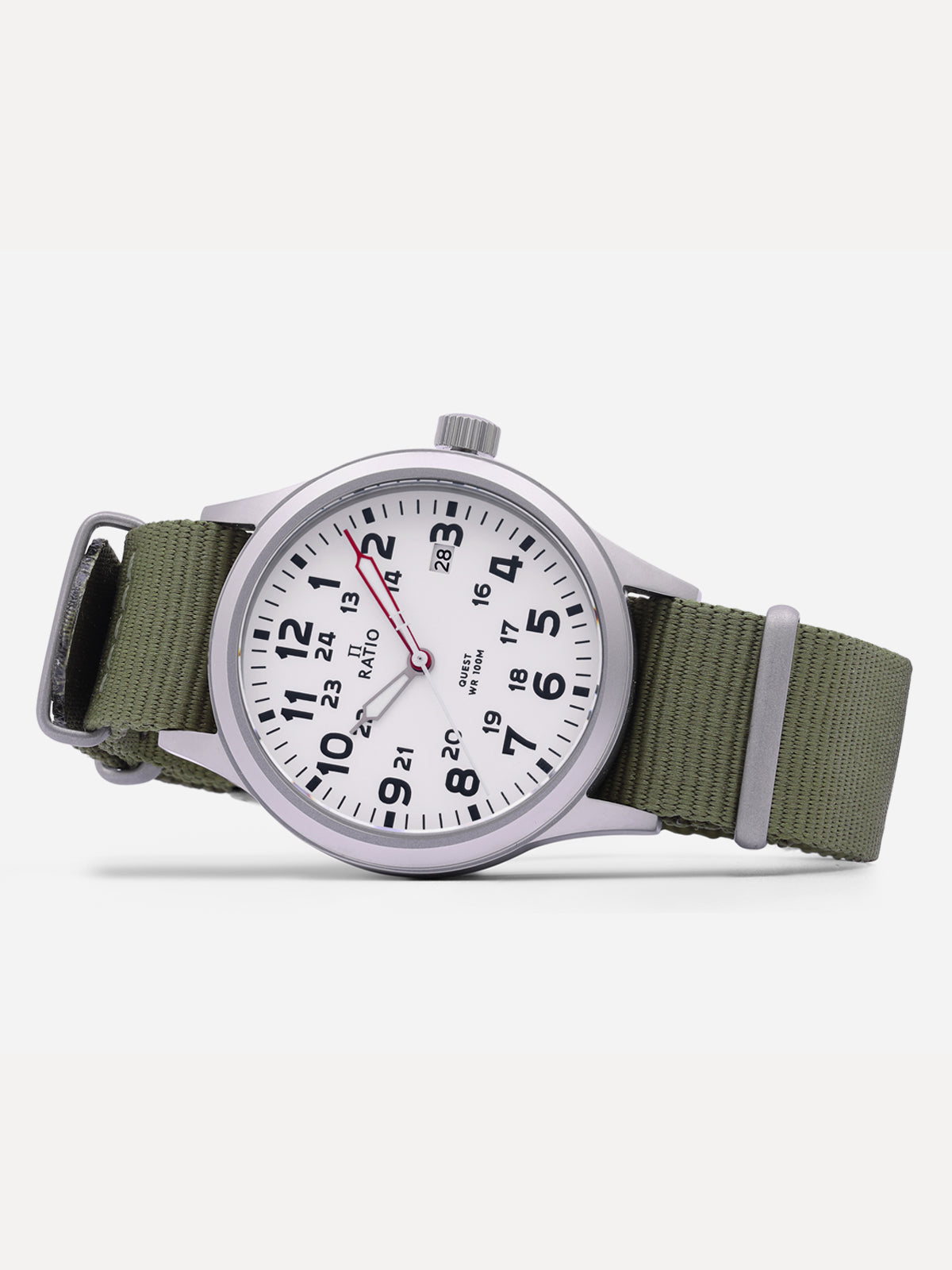 Ratio Quest RTQ025 Sapphire Quartz 100M Men's Field Watch