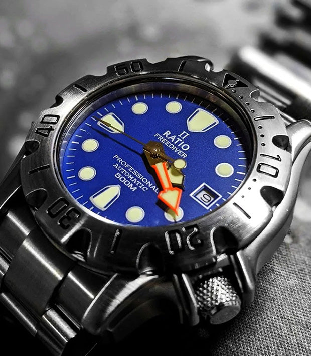 RATIO FreeDiver Professional 500M Zaffiro Automatico RATIO FreeDiver Professional 500M Zaffiro Automatico